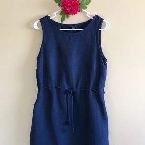 TOMMY HILFIGER NAVY BLUE STRING TIE DRESS